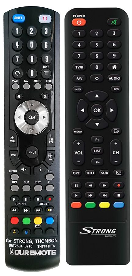 Original Strong Remote Control for SRT 8213 DVB-T2 HD Receiver/Tested