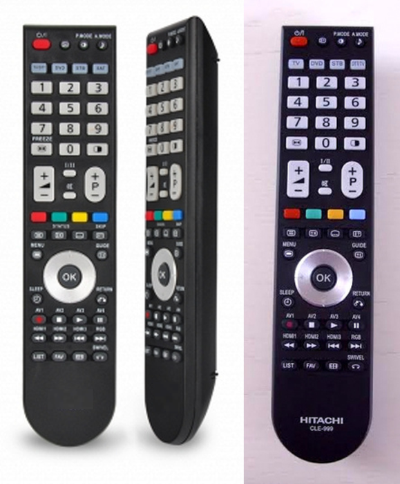 Télécommande de Remplacement pour Hitachi TV avec, Télécommande de  Remplacement de TV Universelle 24HYT45U 24HYT45UA 28HYT45U 32HYJ46U  42HYT42U 50HYT62U 