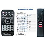 MECOOL KD1, KM1, KM6, KM9 PRO - 

compatible General-branded remote control