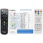 ACER E-26191, H5380BD, H6517BD, H6517ST, H6520BD, H7550BD, H7550STz, P1173, P1283 - remote control with laser pointer