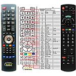 PANASONIC N2QAYB000328 - 

compatible General-branded remote control