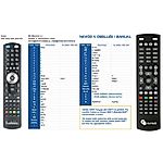 Sunsat S100, S200, S300, S300 HDI - 

compatible General-branded remote control