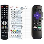 HISENSE HU-RCRUS-20 voice - 

compatible General-branded remote control