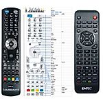 EMTEC MOVIE CUBE S800, D850H, V800H - 

compatible General-branded remote control