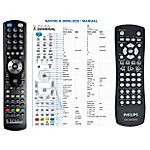 PHILIPS DVD750VR, DVD757VR, DVDR3320VR, DVP620VR, DVP3050, DVP3100V - 

compatible General-branded remote control