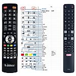 TCL RC802N - 

compatible General-branded remote control