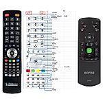 SONIQ QT166 - 

compatible General-branded remote control