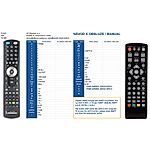 DI-WAY T2-ONE - 

compatible General-branded remote control