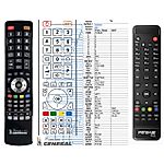 AMIKO HIS, Mira X,  HiS-4300, HiS-4200, HiS-1000, HiS-2000, HiS-3000  - 

compatible General-branded remote control