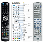 JVC RM-SDR052E - 

compatible General-branded remote control