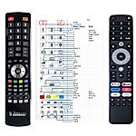 CHiQ L32H8CG, L40G7B, L40H7G, L32M8TG - 

compatible General-branded remote control