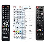 STRONG 43UA6203, 55UA6203, SRT40FB5203, SRT43UB6203, SRT49UA6203, SRT55UA6203, SRT55UB6203 - 

compatible General-branded remote control