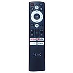 Peaq PTV 43GQU-5024T - genuine original remote control with voice control