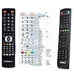 VIVAX 24LE79T2S2, 32LE78T2S2SM, 40LE78T2S2SM, 40LE79T2S2SM, 49LE78T2S2SM - 

compatible General-branded remote control