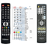 ONKYO RC-645S, RC-646S, RC-647M - 

compatible General-branded remote control