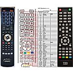 TD SYSTEMS K24DLS6F, K32DLS6H, K40DLS6F, K48DLS6F. K55DLS6U - 

compatible General-branded remote control