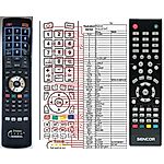 SENCOR SLE1674, SLE1974, SLE2274 - 

compatible General-branded remote control