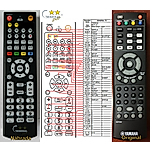 YAMAHA BDP120, BDP121 - 

compatible General-branded remote control