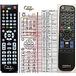 TOPFIELD SBX3300HD, SBX3500HD - 

compatible General-branded remote control