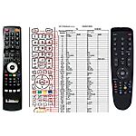 MASCOM MC2233 IDTV, MC32W35 IDTV T8 - 

compatible General-branded remote control