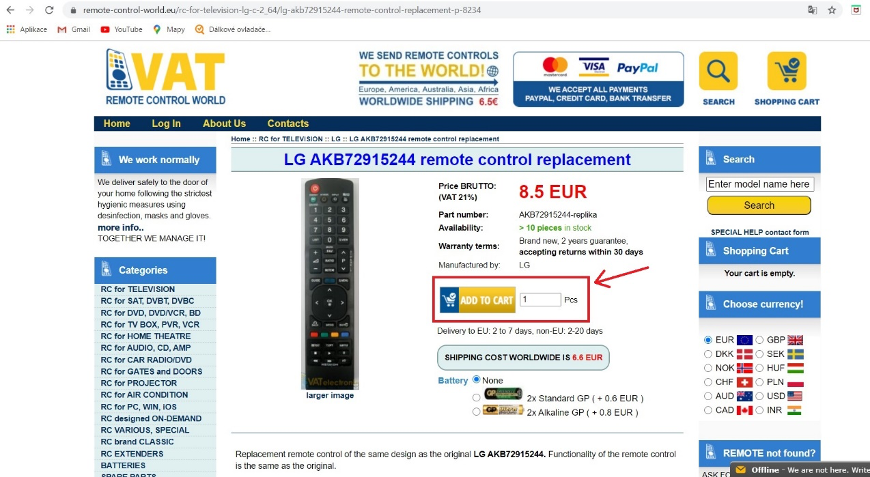 Page 4 Remote Control World Remote Control World E Shop With Original And Replacement Remotes For Tv Sat Dvd Audio